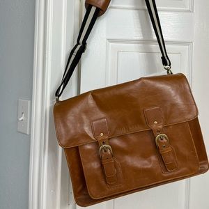 Kelly Moore Leather Messenger Bag